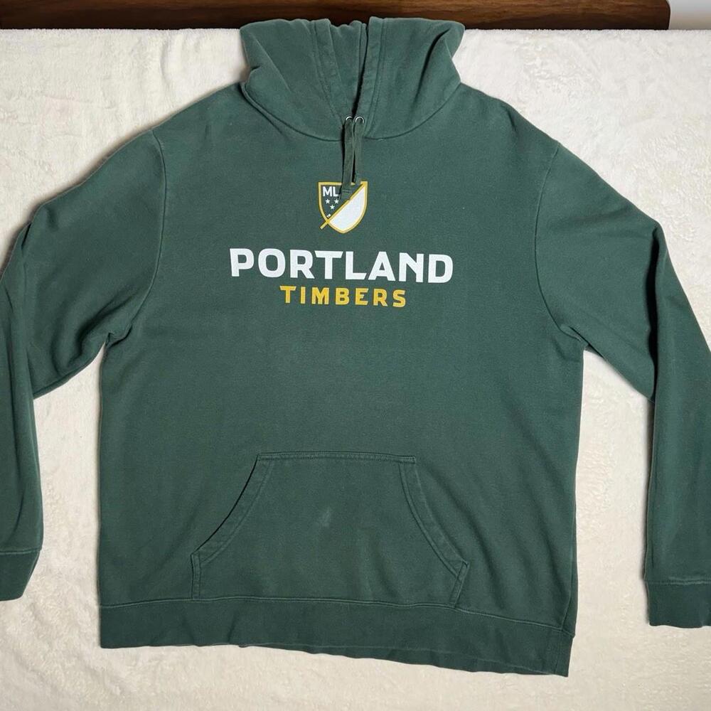 Fanatics Portland Timbers Football Club PTFC MLS Men’s 2XL Green Pullover Hoodie